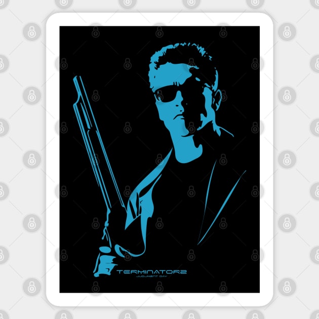 Terminator Sticker by GraphicMonas